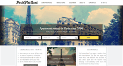 Desktop Screenshot of parisflatrent.com